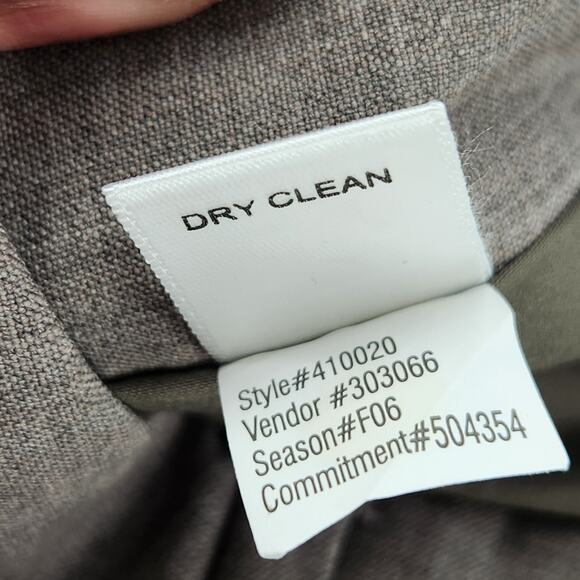 Banana Republic Contoured Fit Dress Pant Career Women 8 Gray Trousers Workwear - Picture 7 of 10